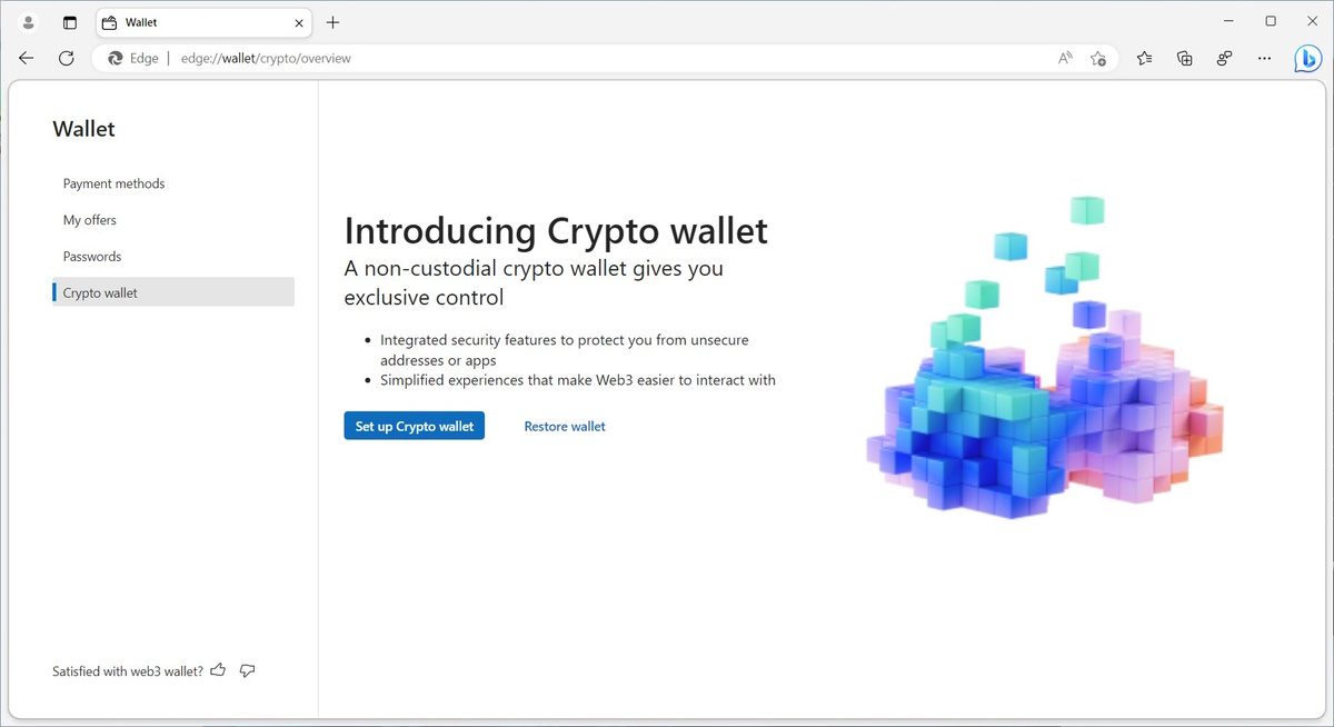 “Microsoft Edge to Introduce Built-In Crypto Wallet for Secure Management of Cryptocurrency Assets”