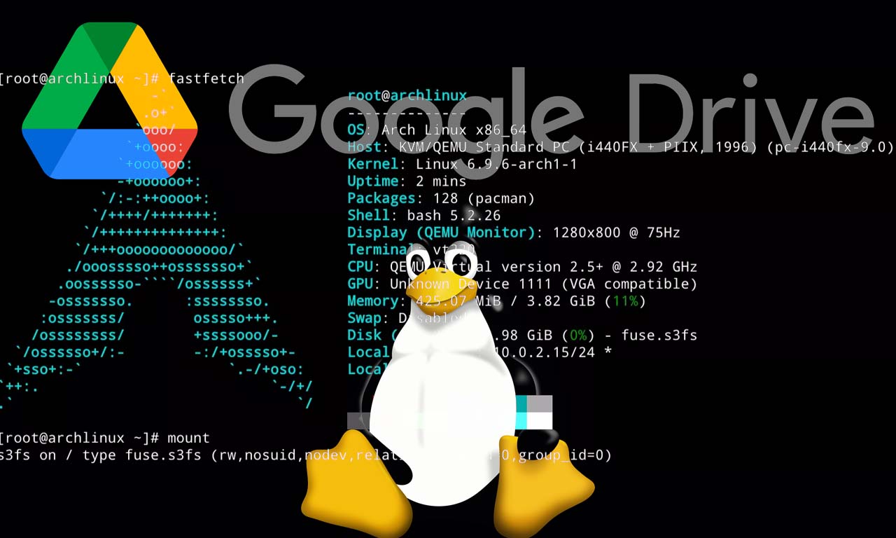 Crazy! They ran Linux on Google Drive